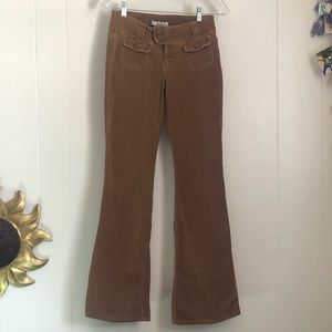 Jordache Low Rise Boot Cut Brown Tan Size 5 Pants